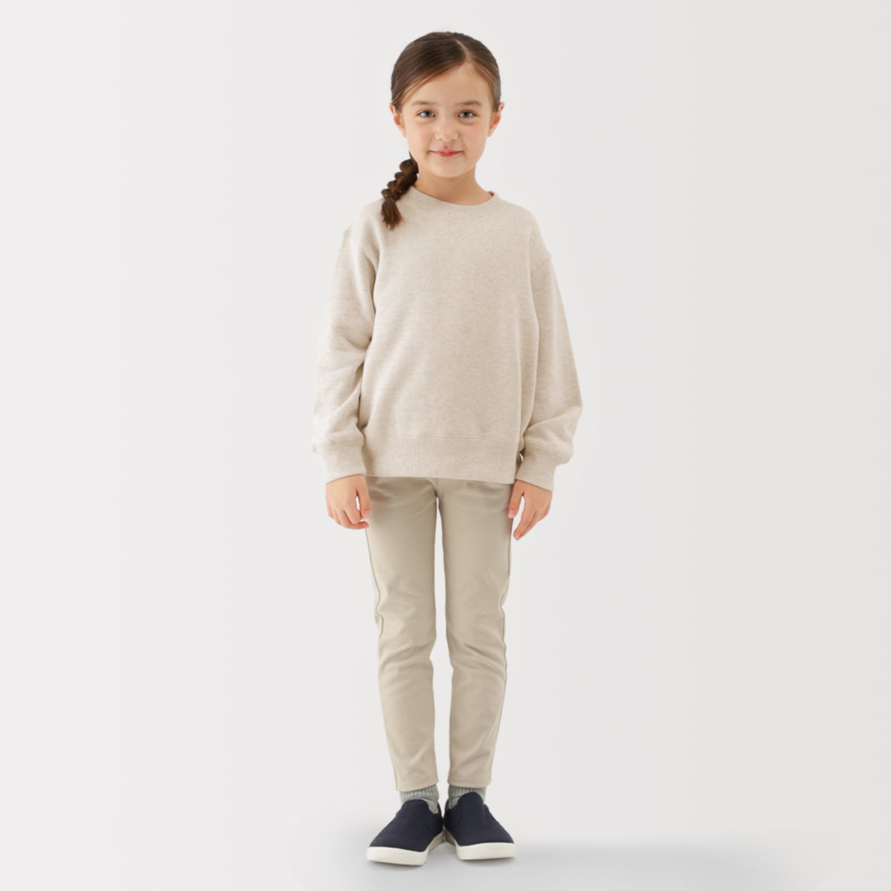キッズ　裏毛スウェットシャツ