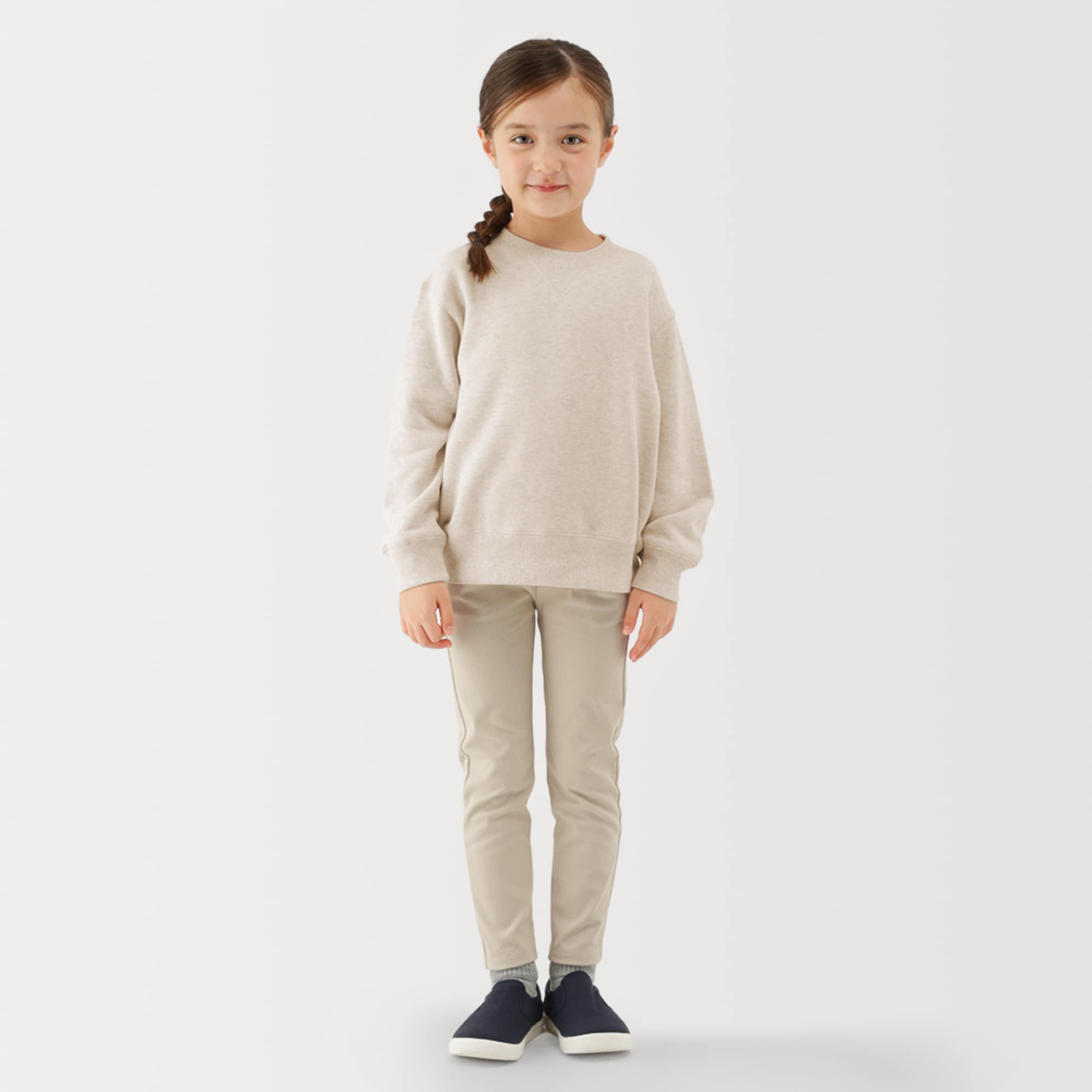 キッズ　裏毛スウェットシャツ