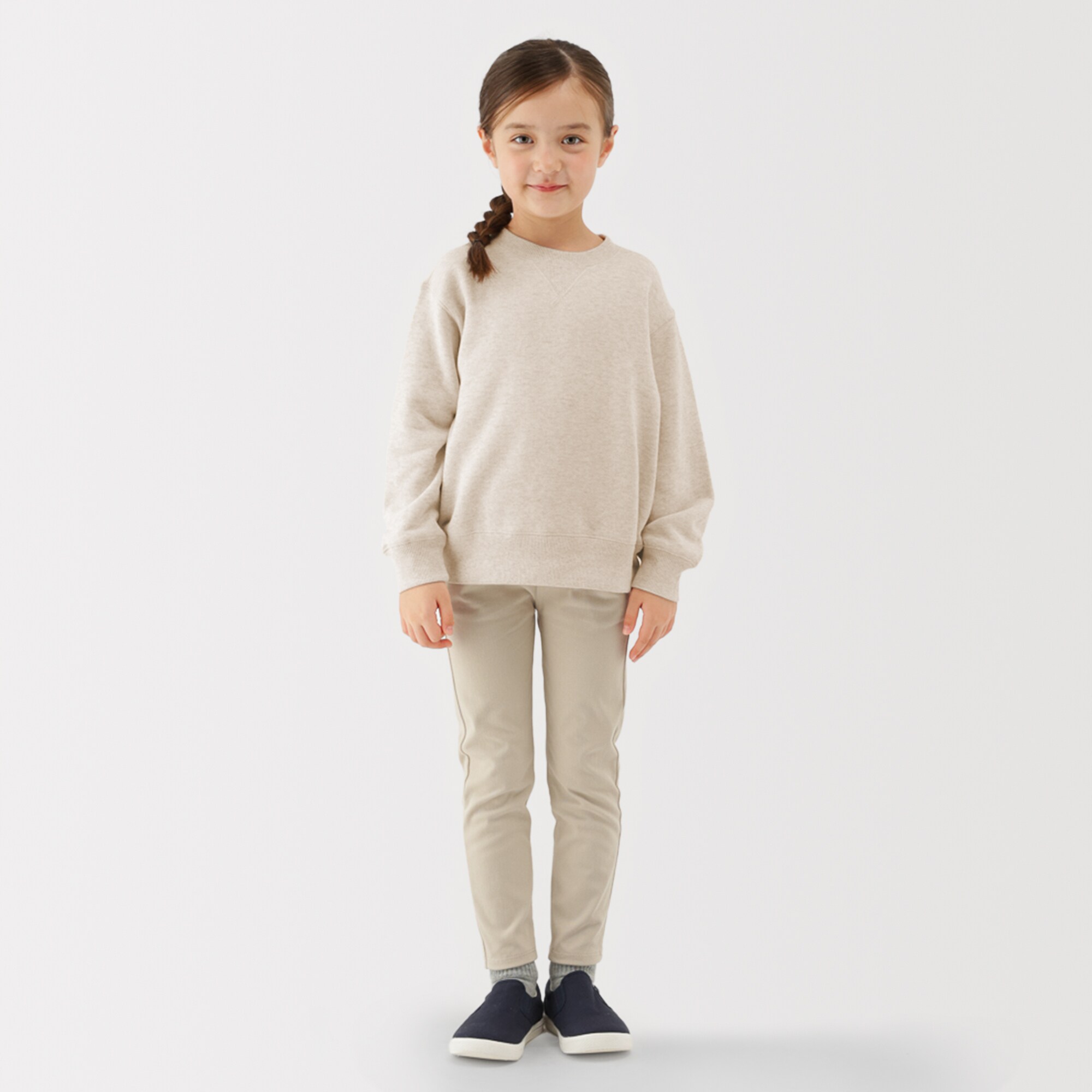 キッズ　裏毛スウェットシャツ