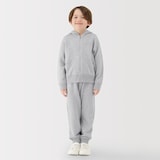 キッズ　裏毛スウェットフルジップパーカ
