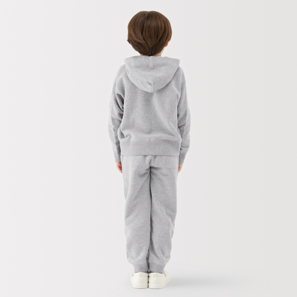 キッズ　裏毛スウェットフルジップパーカ