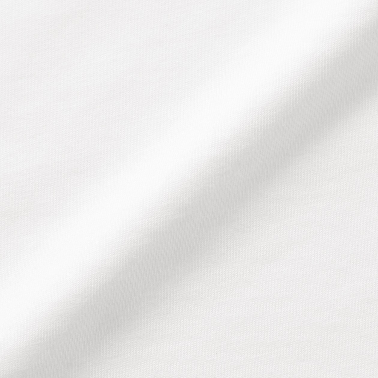 キッズ　綿天竺編みクルーネック長袖Ｔシャツ　無地