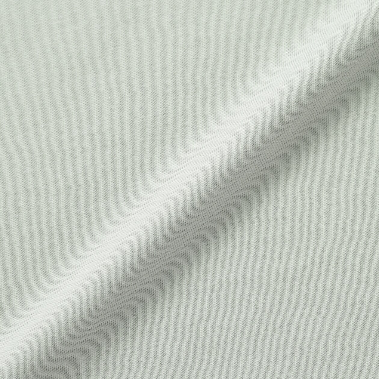 キッズ　綿天竺編みクルーネック長袖Ｔシャツ　無地