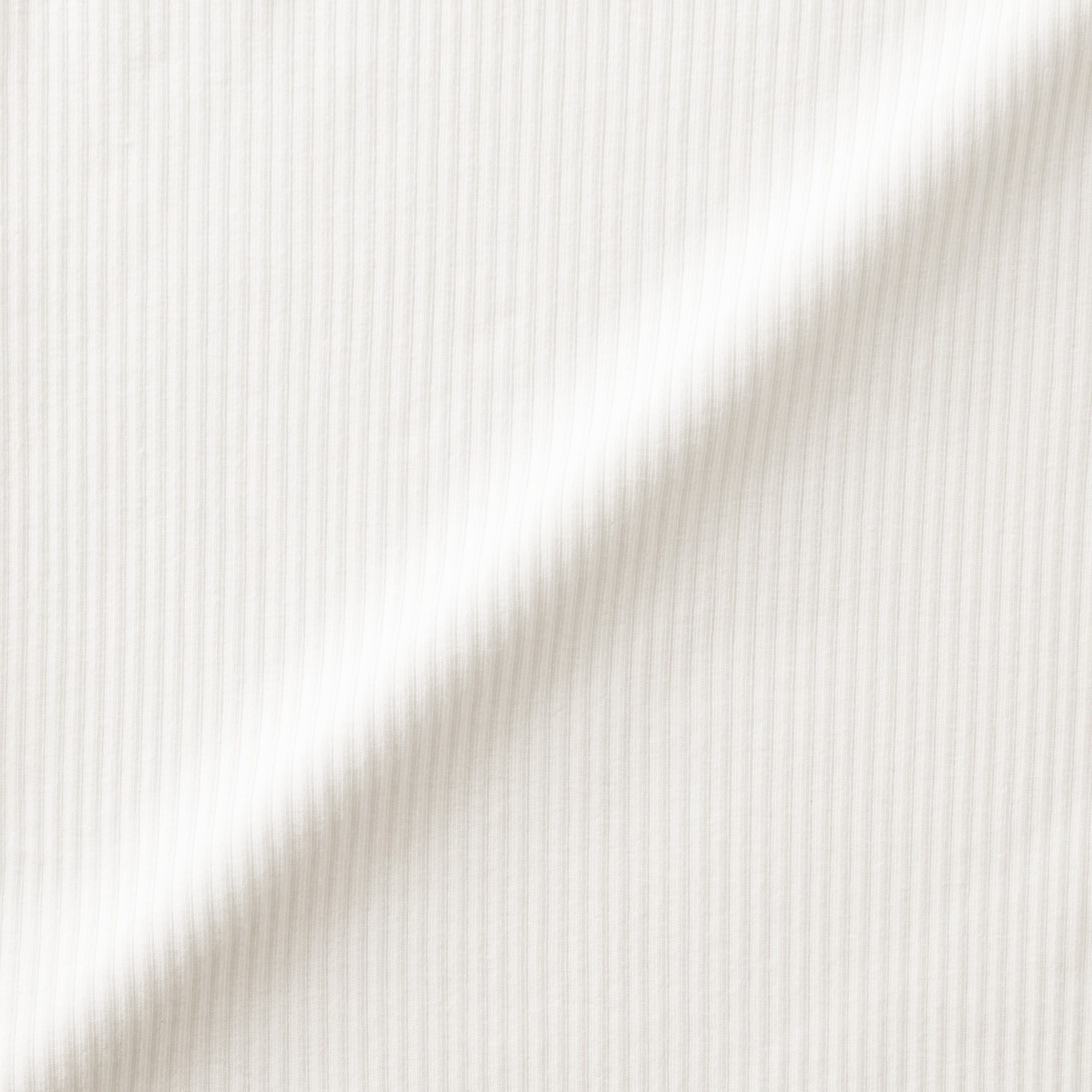 キッズ　ストレッチリブ編みモックネック長袖Ｔシャツ