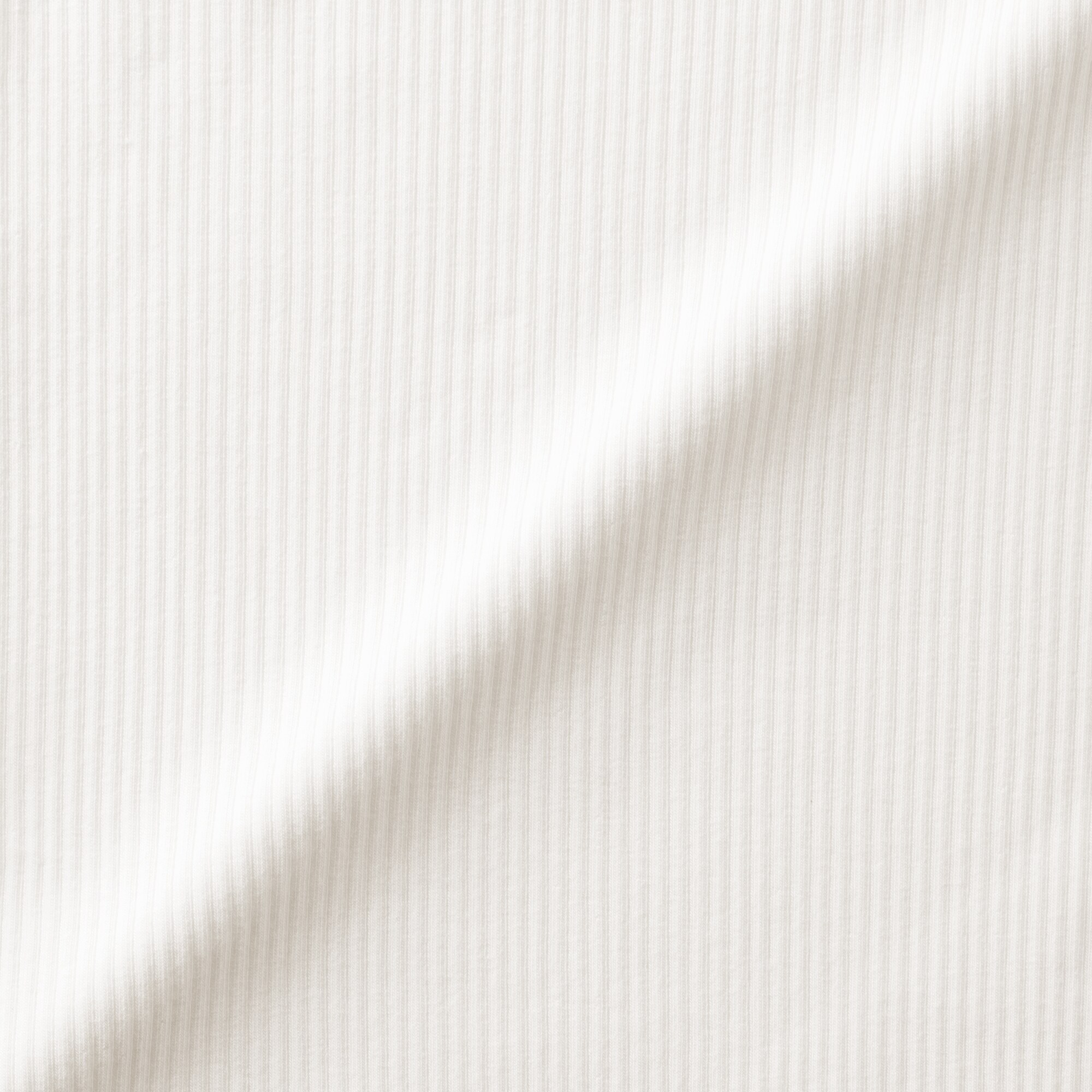 キッズ　ストレッチリブ編みモックネック長袖Ｔシャツ