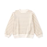 キッズ　接結編みスウェットシャツ