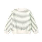 キッズ　接結編みスウェットシャツ