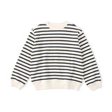 キッズ　接結編みスウェットシャツ