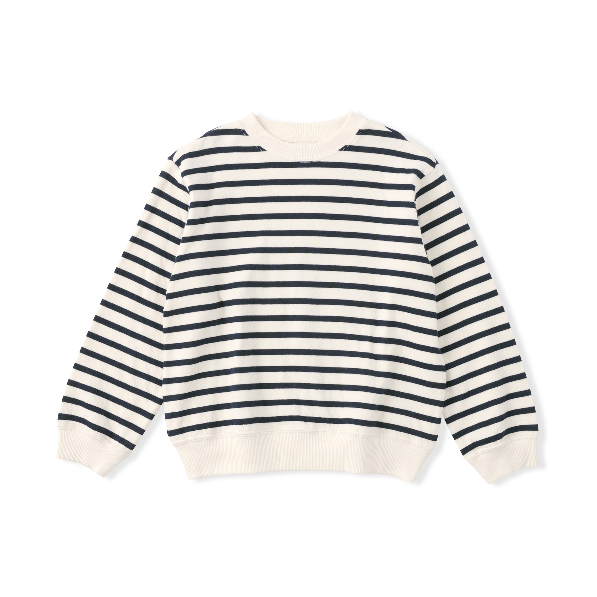 キッズ　接結編みスウェットシャツ