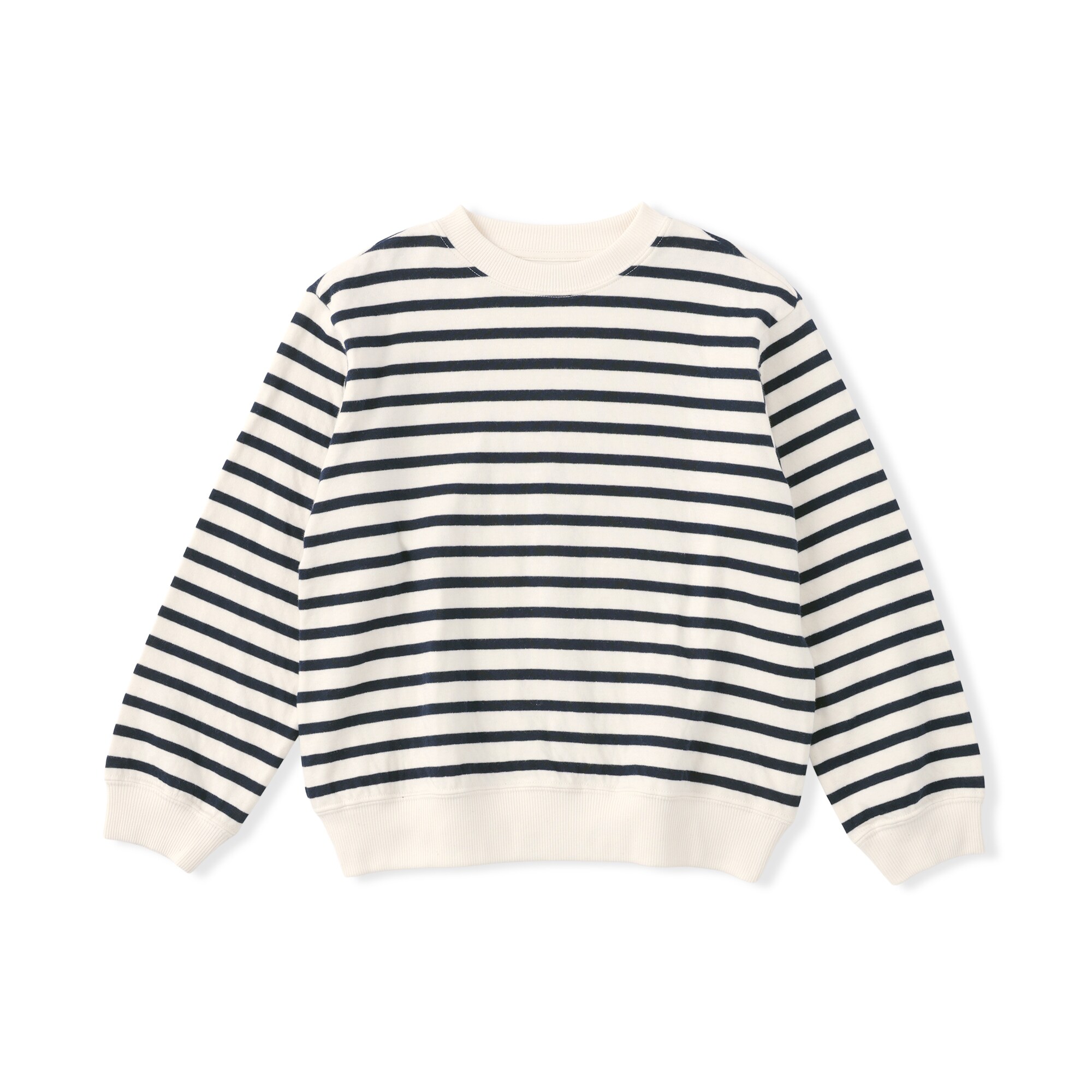 キッズ　接結編みスウェットシャツ