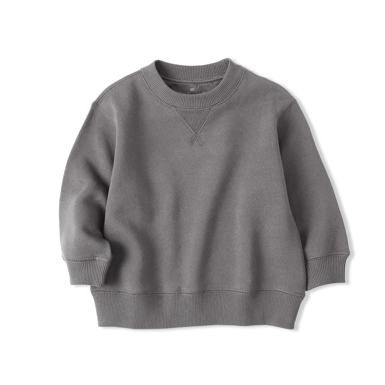 ベビー　あたまするっと　裏毛スウェットシャツ