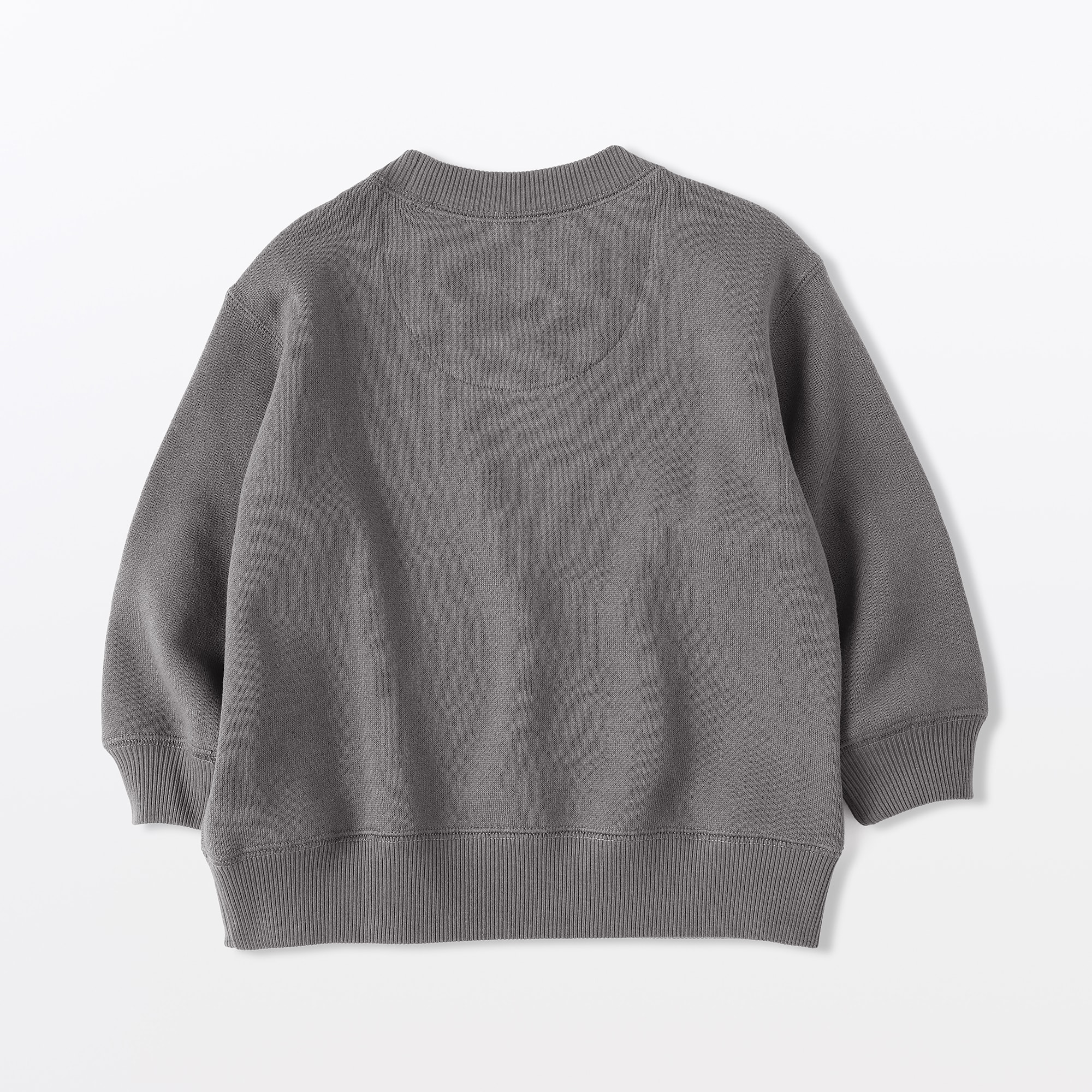 ベビー　あたまするっと　裏毛スウェットシャツ