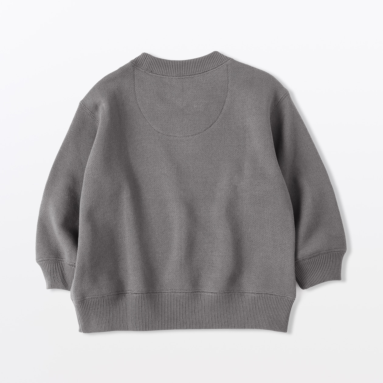 ベビー　あたまするっと　裏毛スウェットシャツ