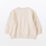 ベビー　あたまするっと　裏毛スウェットシャツ