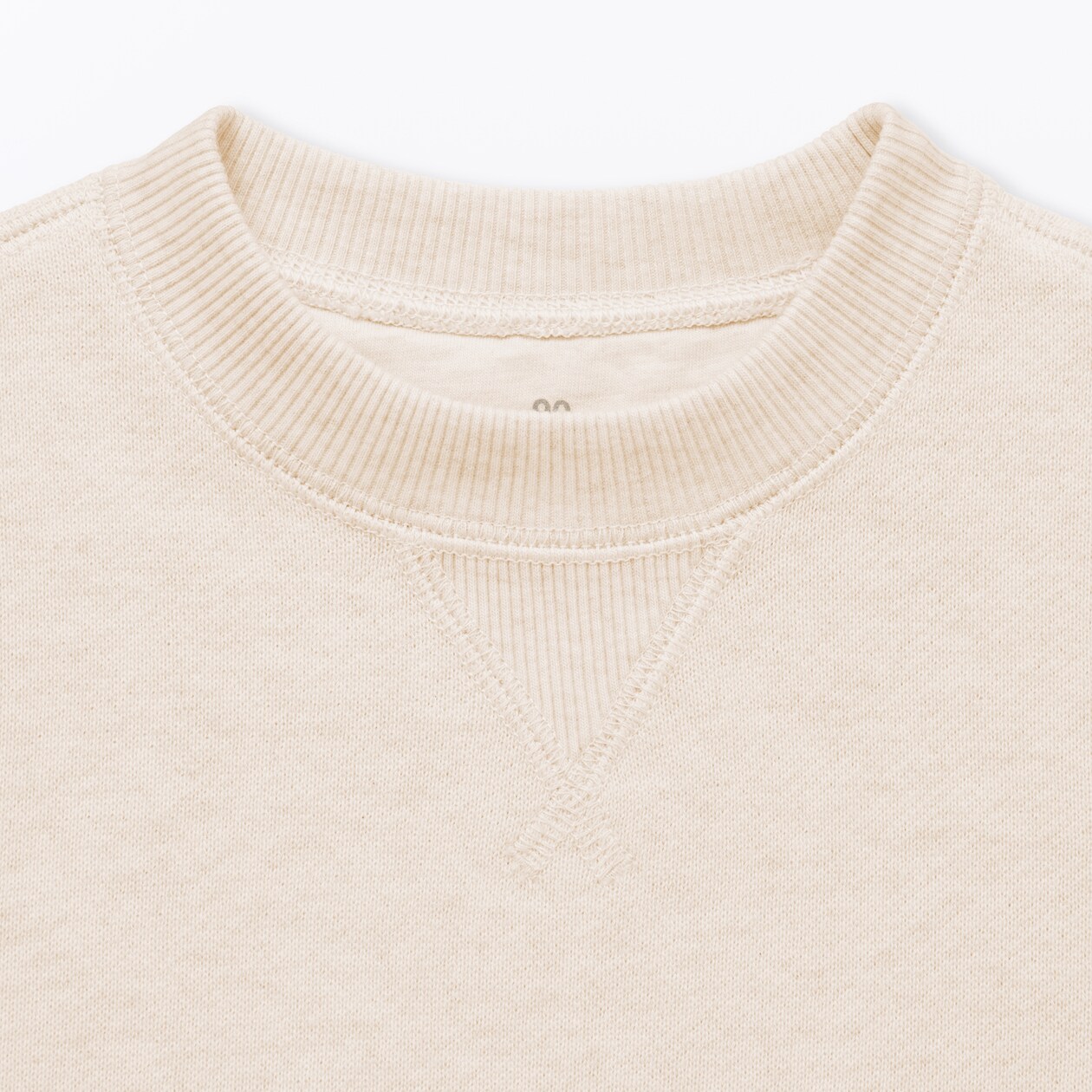 ベビー　あたまするっと　裏毛スウェットシャツ