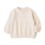 ベビー　あたまするっと　裏毛スウェットシャツ