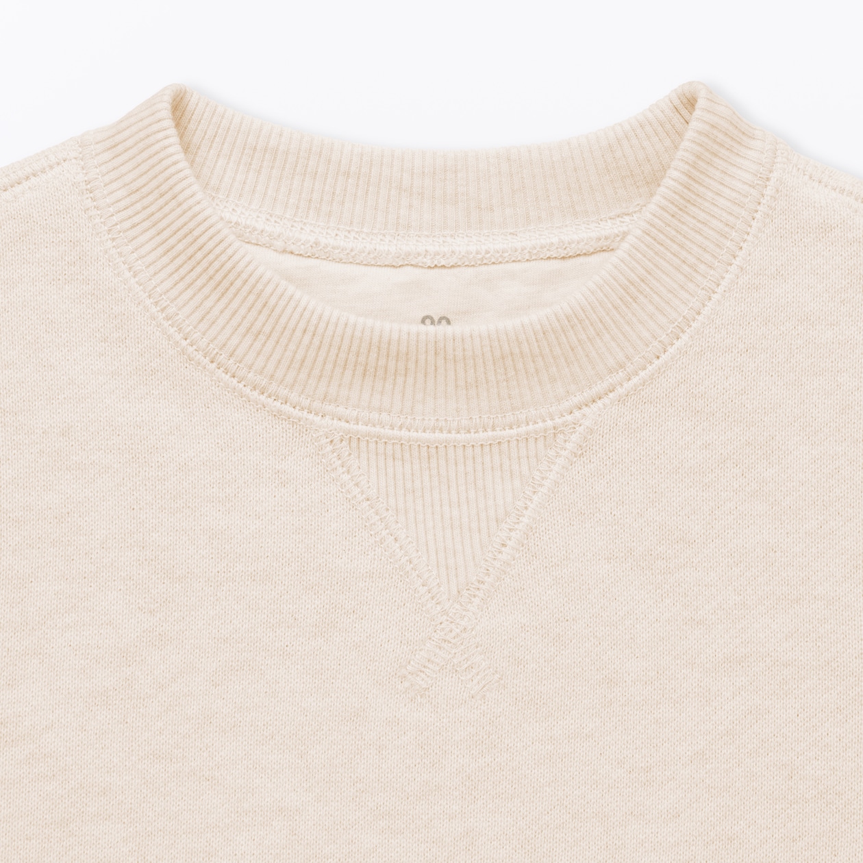 ベビー　あたまするっと　裏毛スウェットシャツ