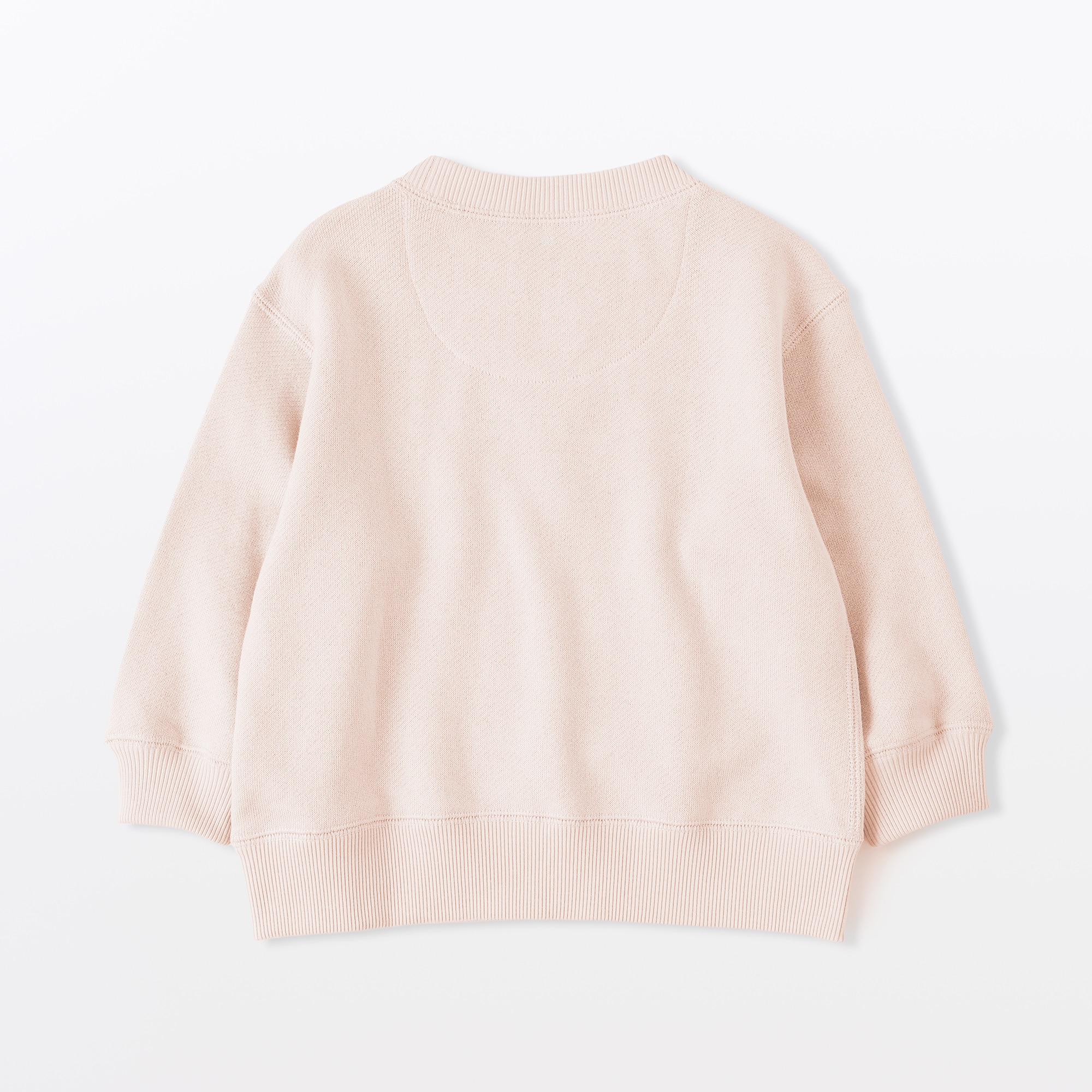 ベビー　あたまするっと　裏毛スウェットシャツ