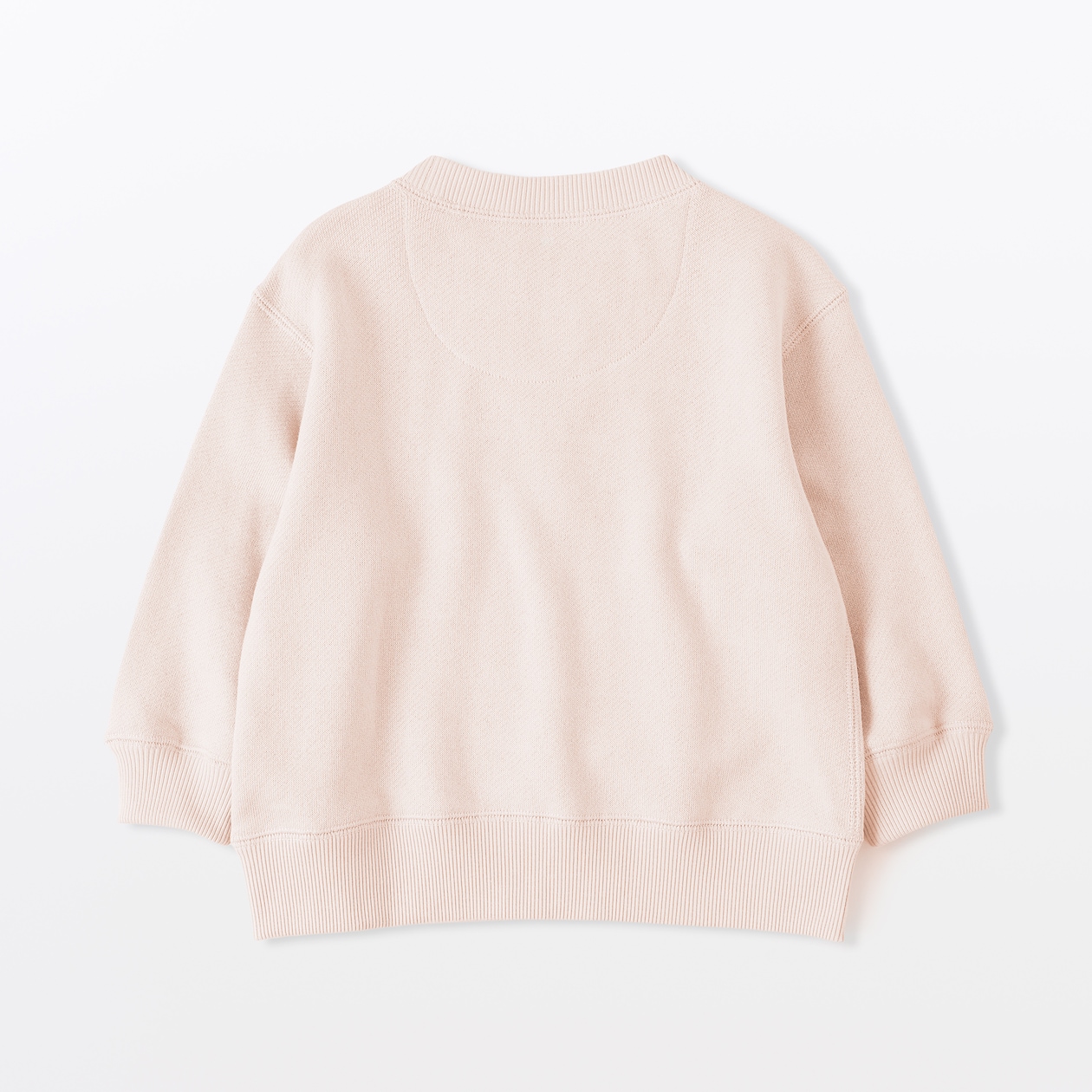 ベビー　あたまするっと　裏毛スウェットシャツ