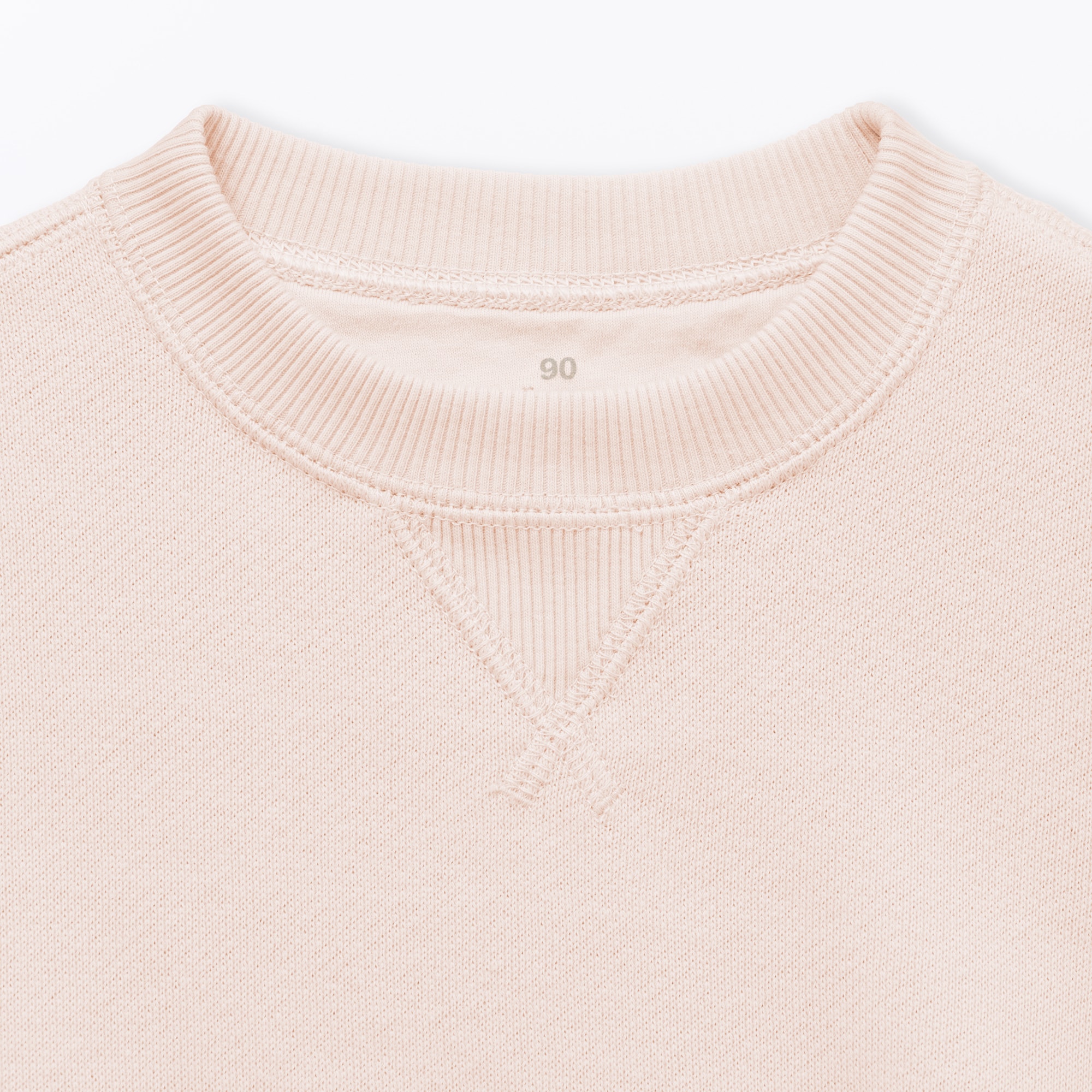 ベビー　あたまするっと　裏毛スウェットシャツ