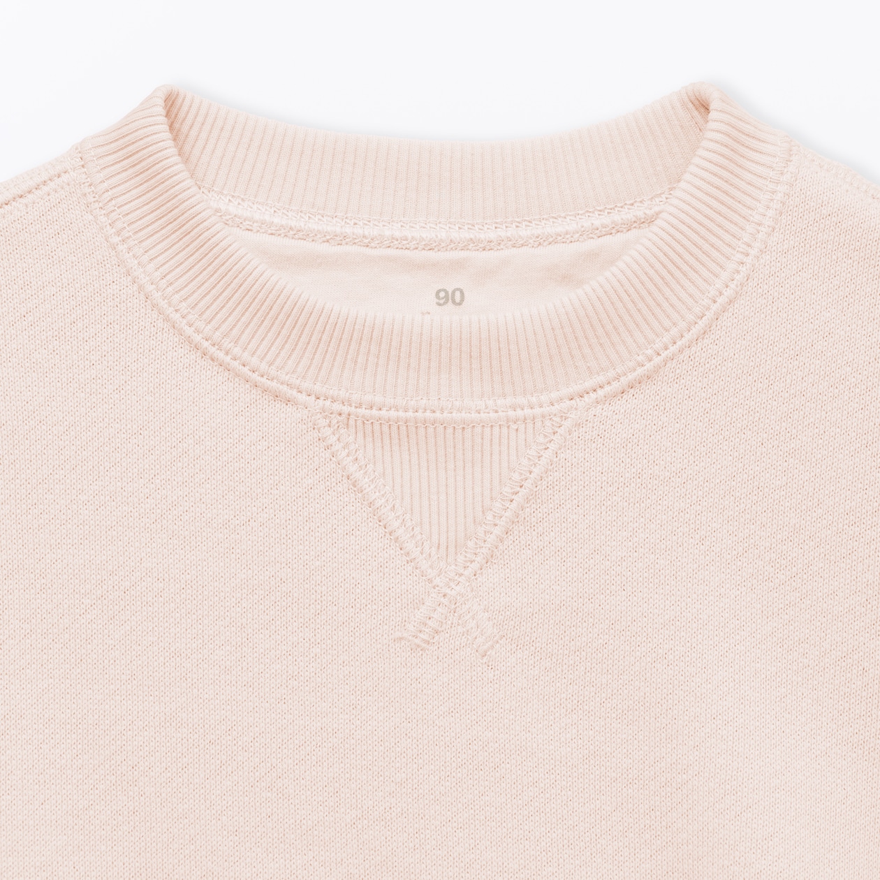 ベビー　あたまするっと　裏毛スウェットシャツ