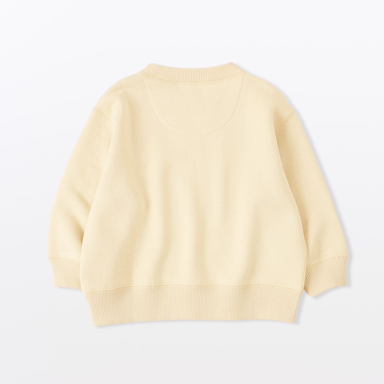 ベビー　あたまするっと　裏毛スウェットシャツ