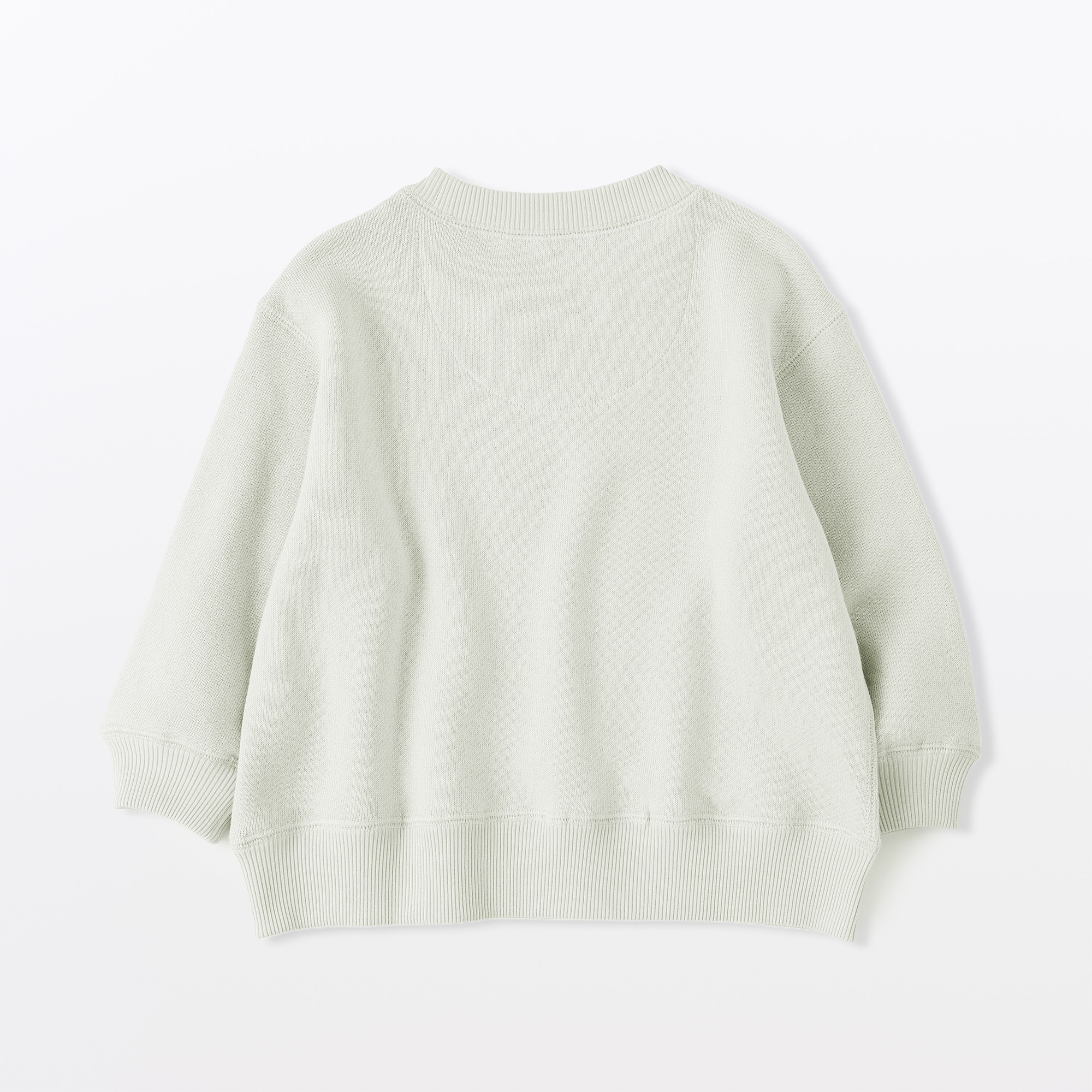 ベビー　あたまするっと　裏毛スウェットシャツ