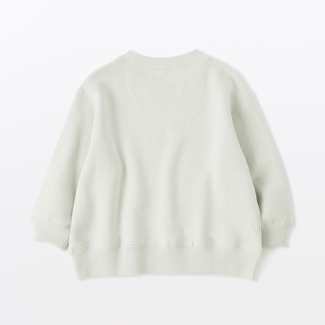 ベビー　あたまするっと　裏毛スウェットシャツ