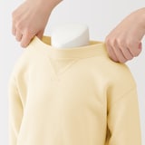 ベビー　あたまするっと　裏毛スウェットシャツ