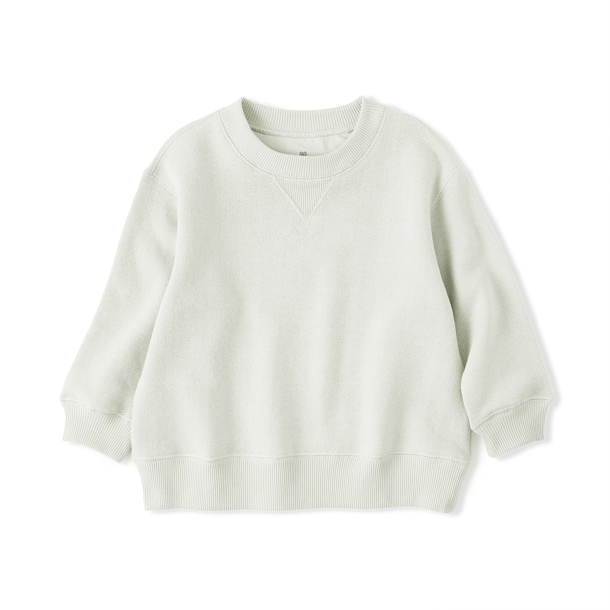 ベビー　あたまするっと　裏毛スウェットシャツ