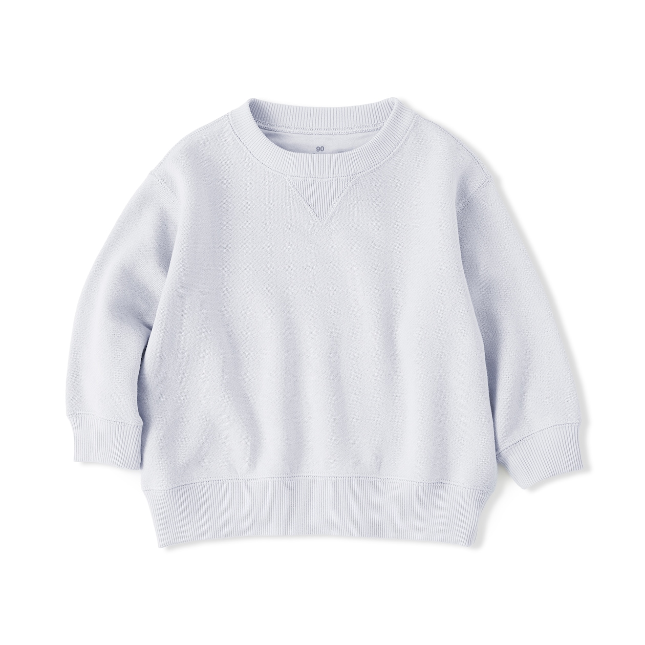 ベビー　あたまするっと　裏毛スウェットシャツ