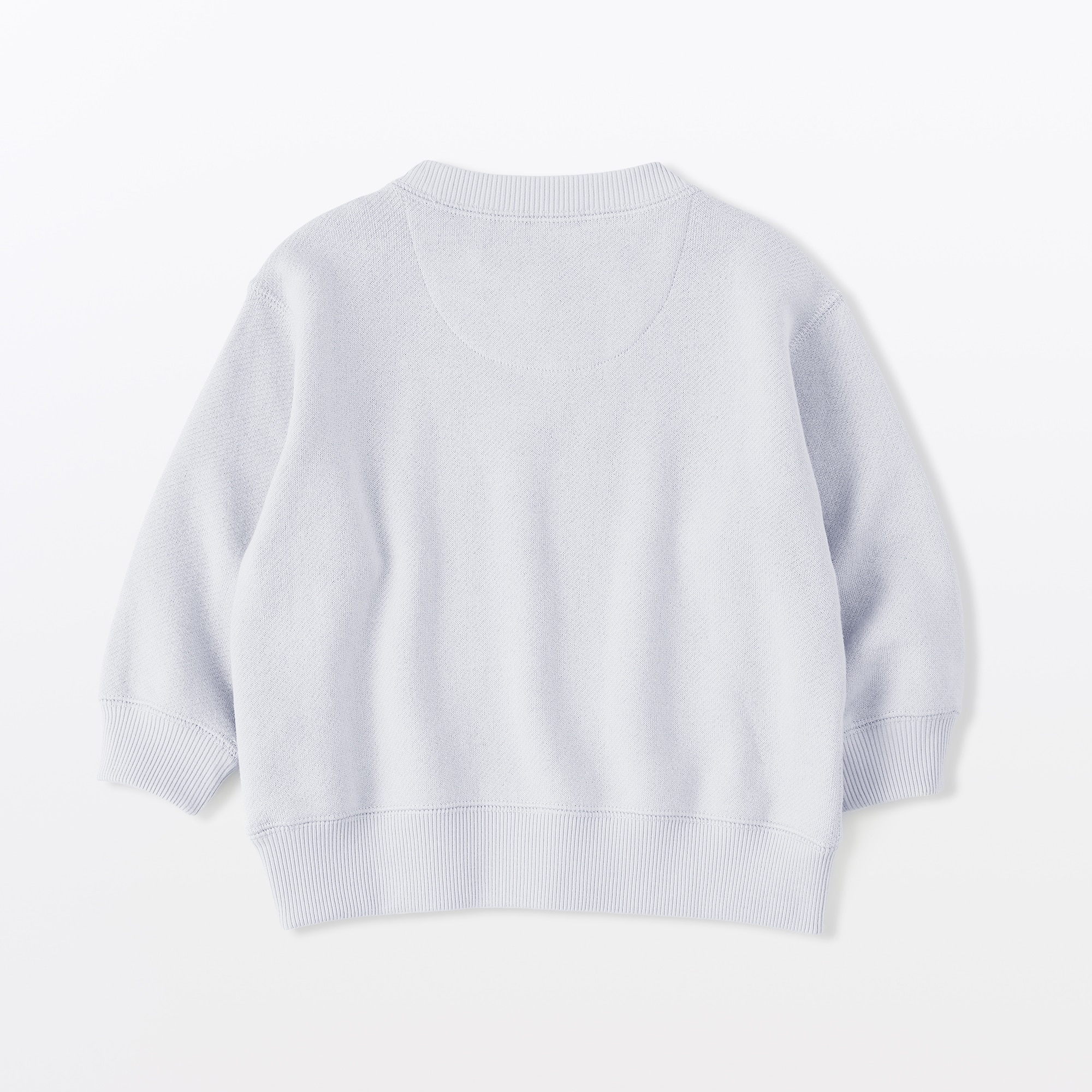 ベビー　あたまするっと　裏毛スウェットシャツ