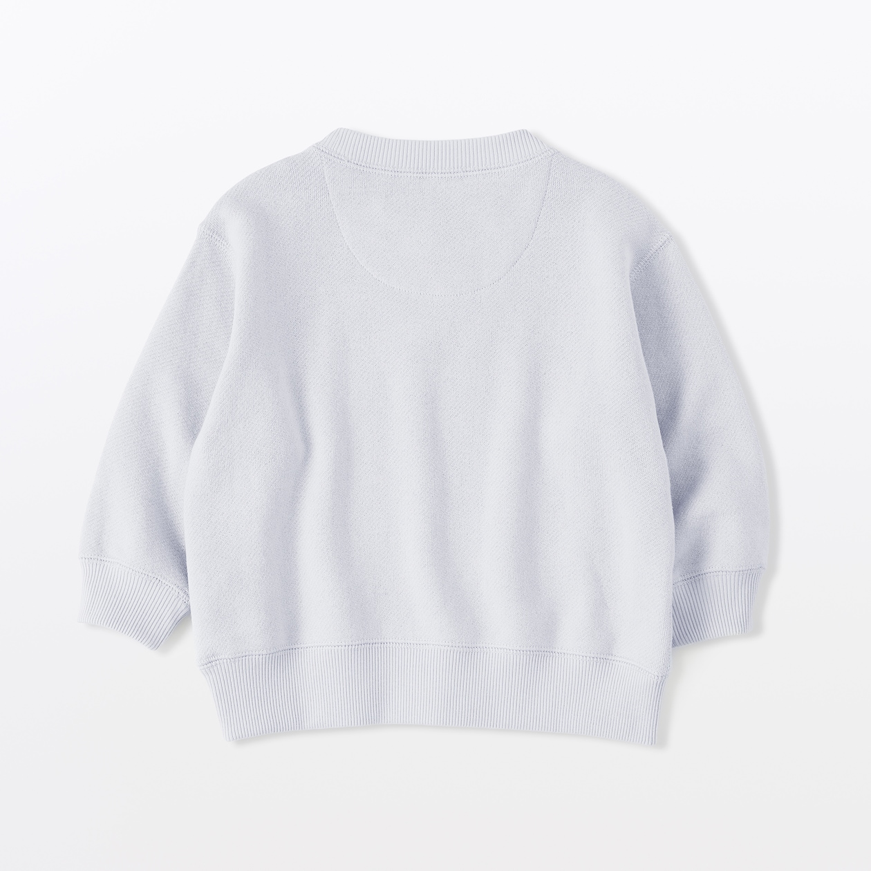 ベビー　あたまするっと　裏毛スウェットシャツ