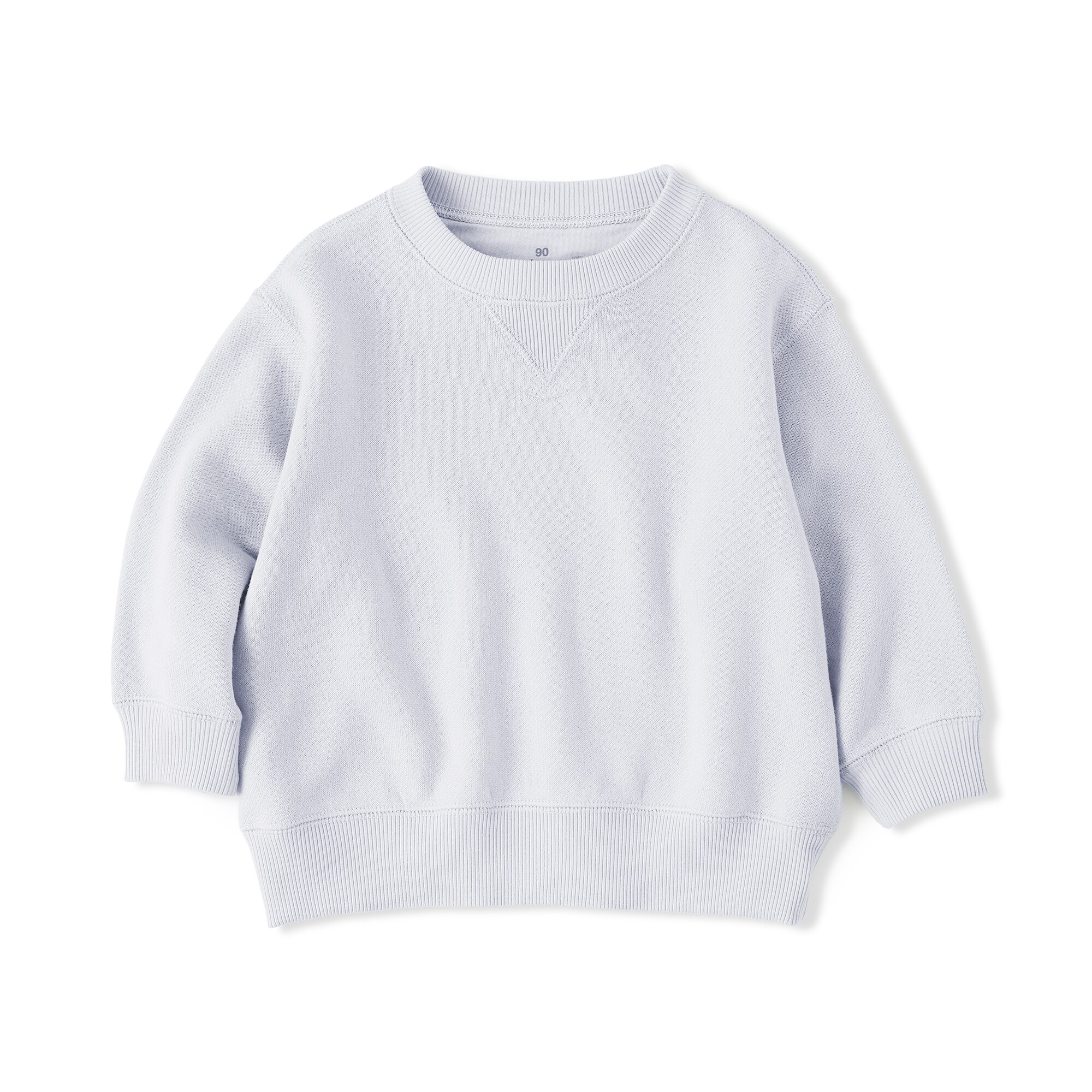 ベビー　あたまするっと　裏毛スウェットシャツ