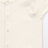 ベビー　脇に縫い目のないフライス編み長袖カバーオール