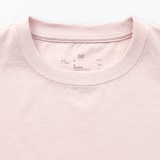 ベビー　あたまするっと　綿天竺編みクルーネック長袖Ｔシャツ　無地