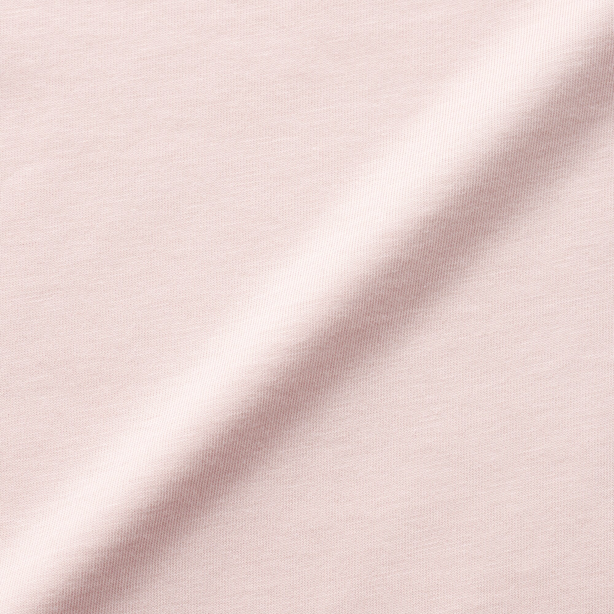 ベビー　あたまするっと　綿天竺編みクルーネック長袖Ｔシャツ　無地