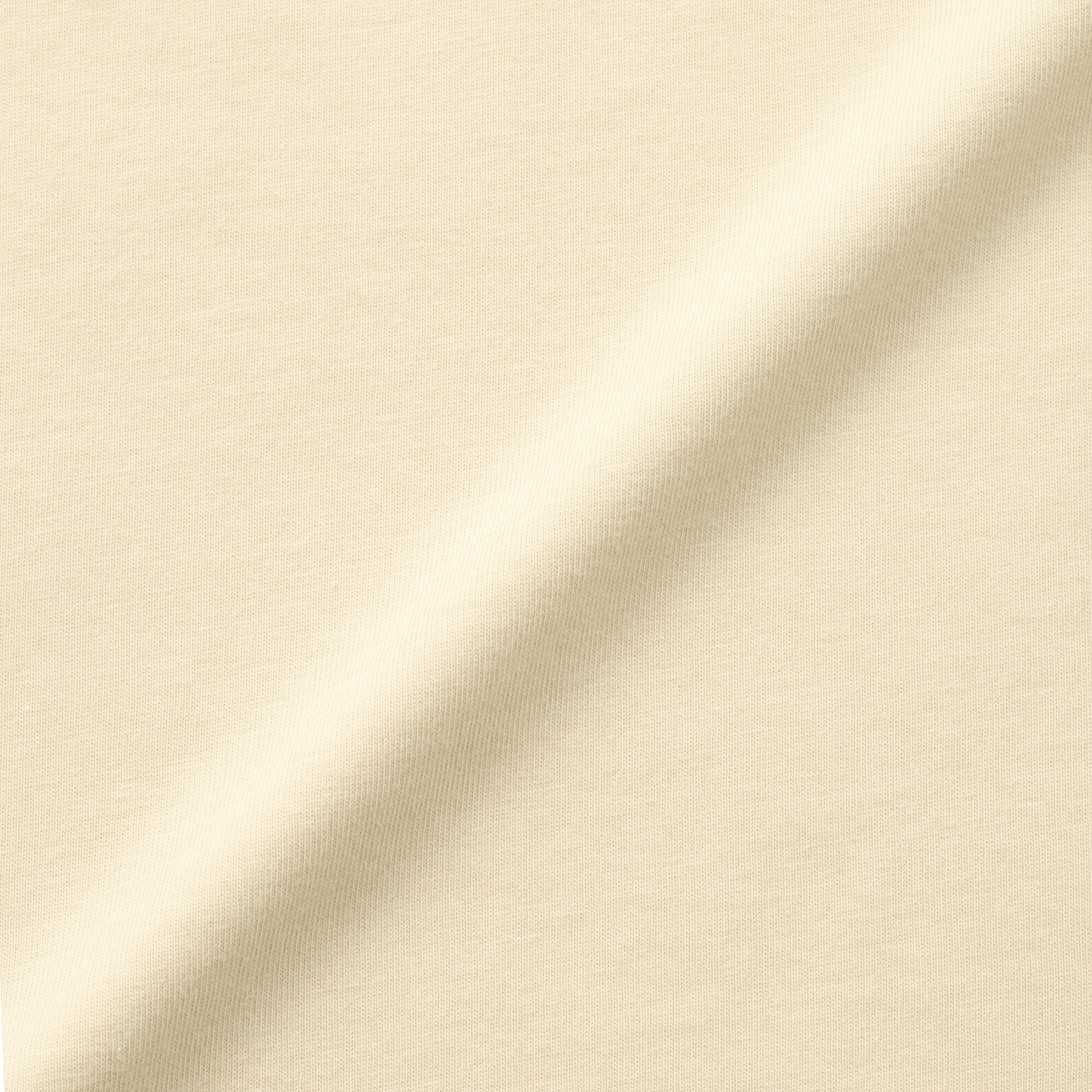 ベビー　あたまするっと　綿天竺編みクルーネック長袖Ｔシャツ　無地