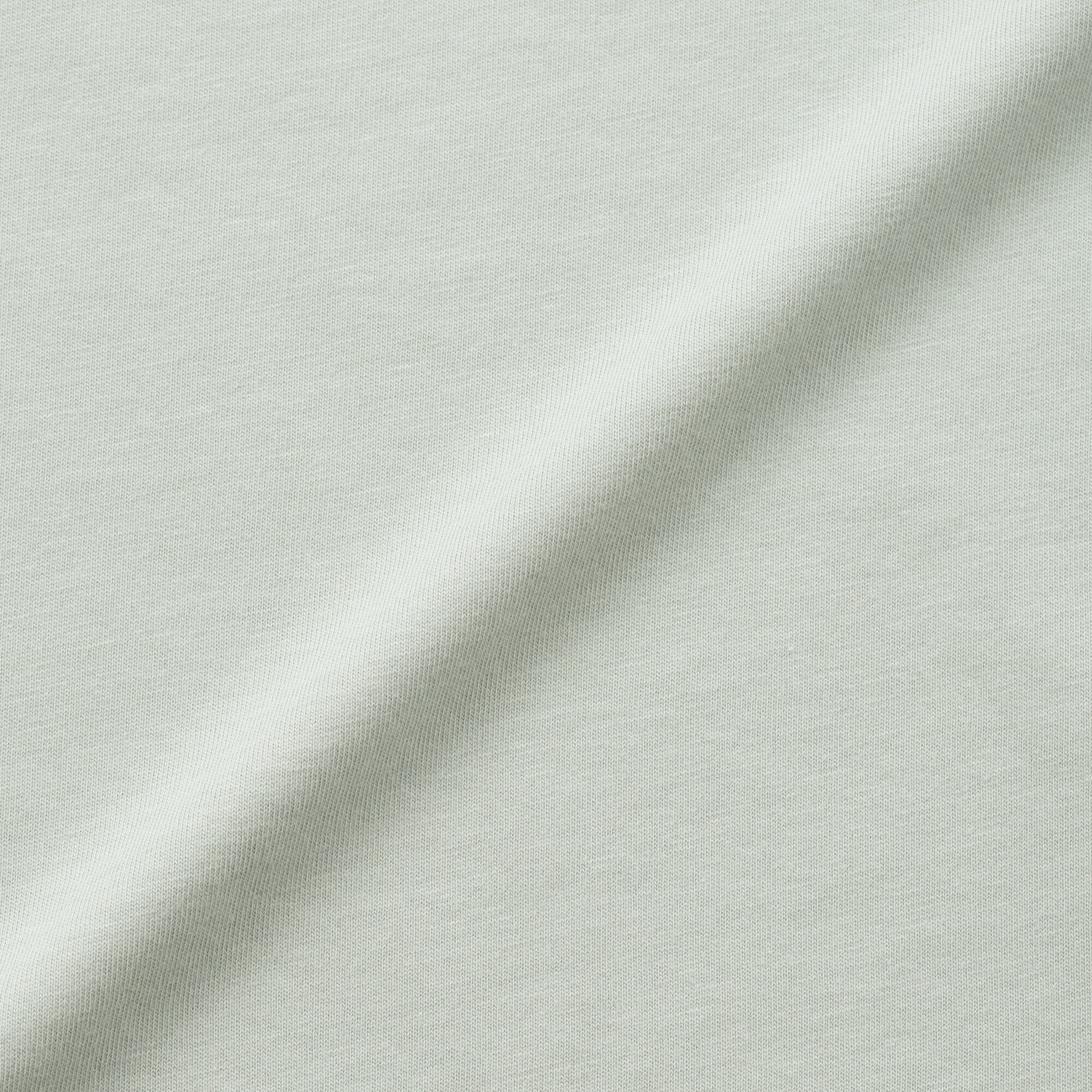 ベビー　あたまするっと　綿天竺編みクルーネック長袖Ｔシャツ　無地