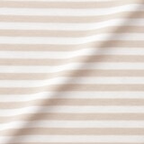 ベビー　あたまするっと　綿天竺編みクルーネック長袖Ｔシャツ　ボーダー