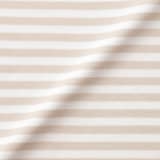 ベビー　あたまするっと　綿天竺編みクルーネック長袖Ｔシャツ　ボーダー