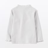 ベビー　ストレッチリブ編みモックネック長袖Ｔシャツ