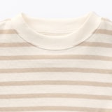 ベビー　あたまするっと　接結編みスウェットシャツ