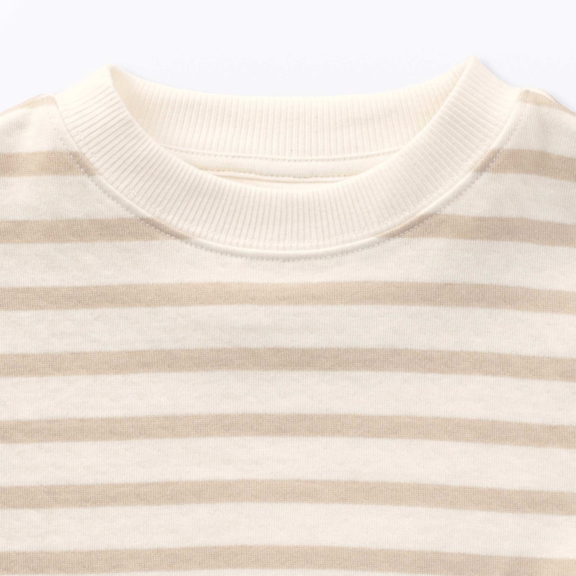 ベビー　あたまするっと　接結編みスウェットシャツ