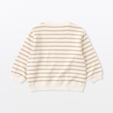 ベビー　あたまするっと　接結編みスウェットシャツ