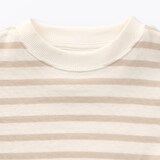 ベビー　あたまするっと　接結編みスウェットシャツ