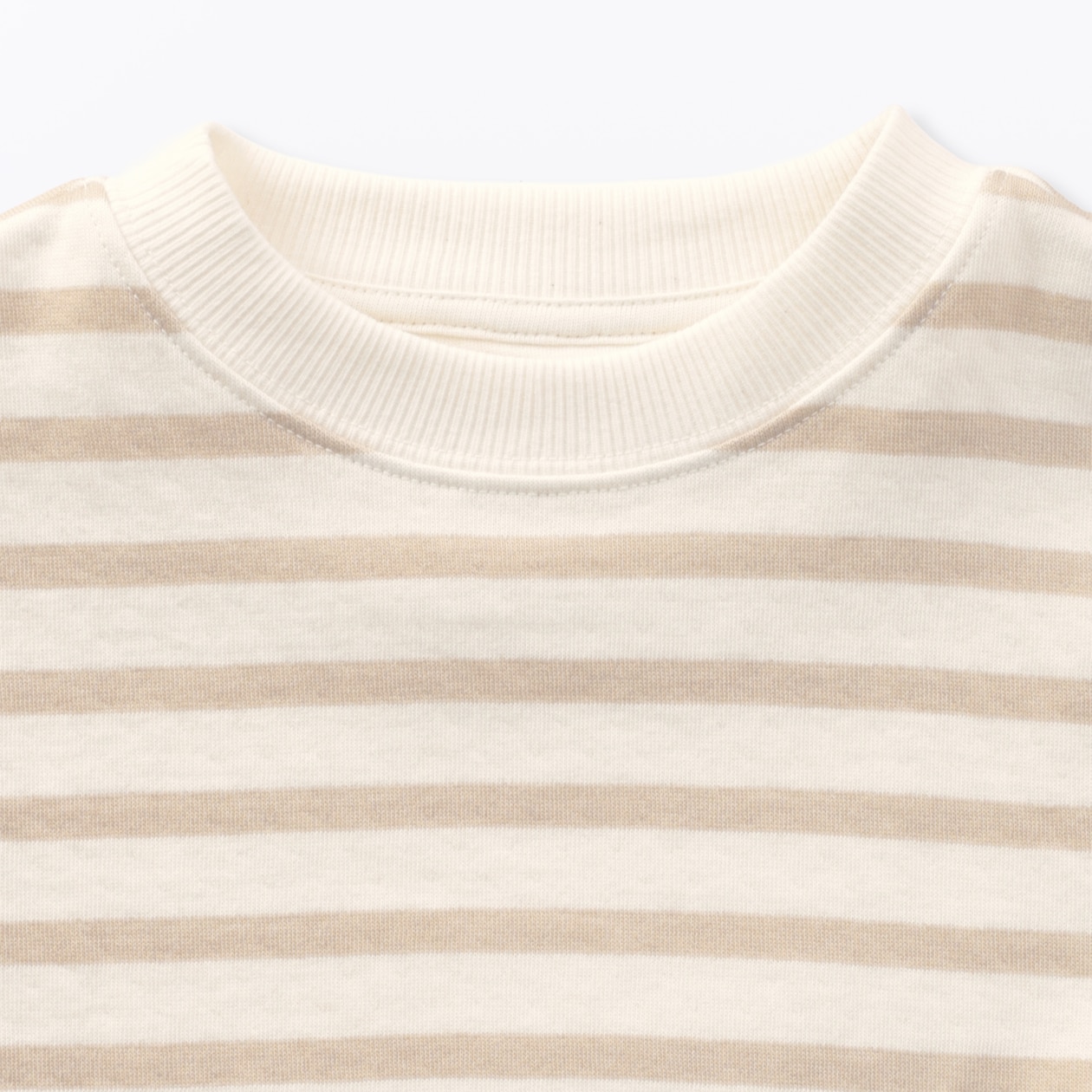 ベビー　あたまするっと　接結編みスウェットシャツ