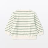 ベビー　あたまするっと　接結編みスウェットシャツ