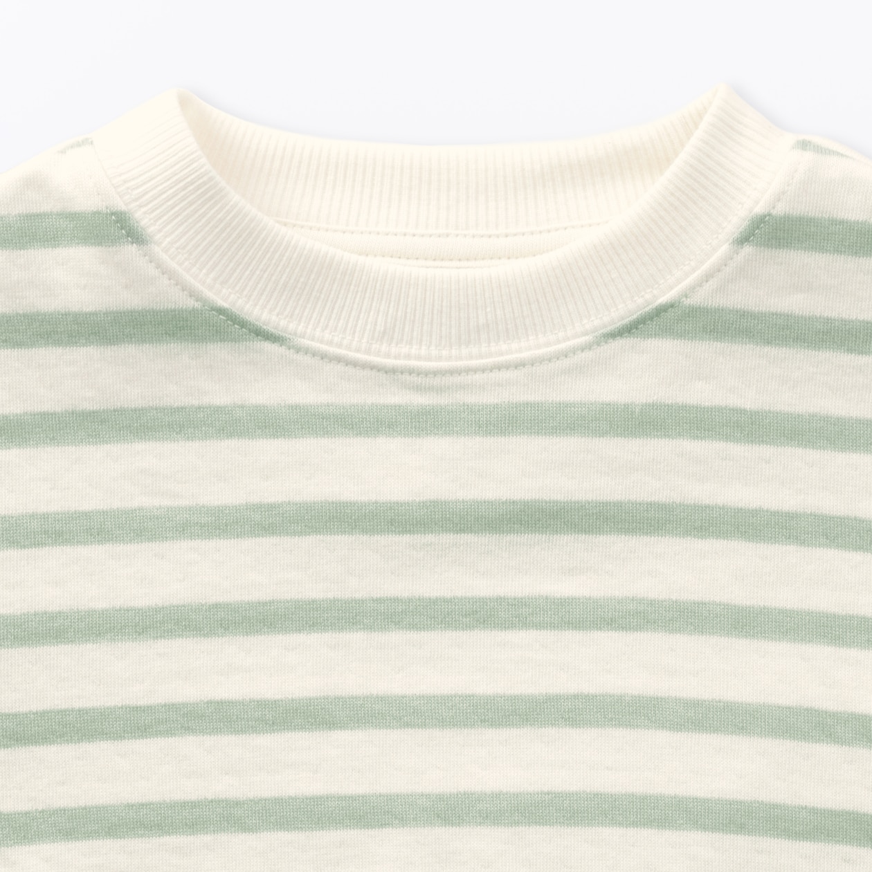 ベビー　あたまするっと　接結編みスウェットシャツ