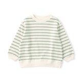 ベビー　あたまするっと　接結編みスウェットシャツ